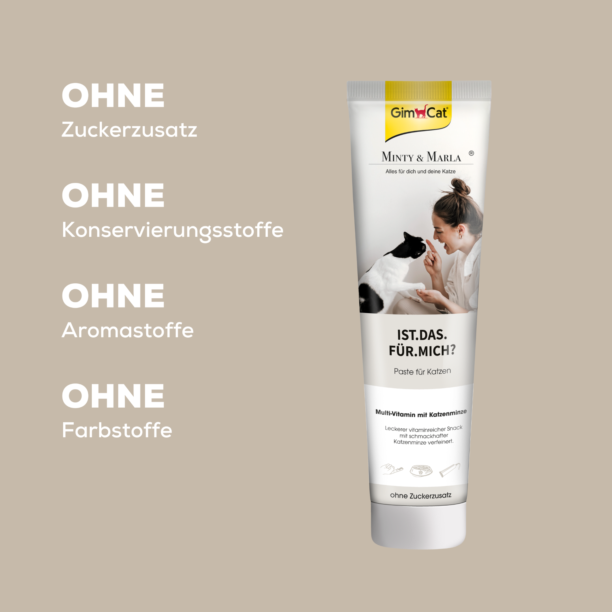 Porträt Minty&Marla > Die GimCat Paste für Minty & Marla >  | GIMBORN